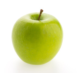Green apple isolated on white background