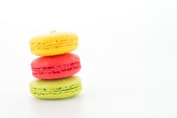 Macaroon isolated on white background