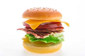 hamburger isolated