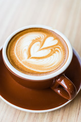 Latte coffee