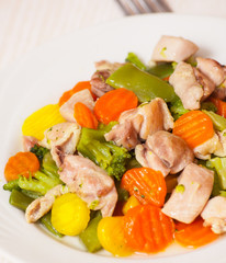 Mixed vegetables with meat
