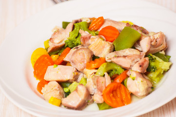 Mixed vegetables with meat