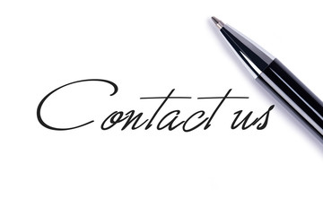 Obraz premium Contact us