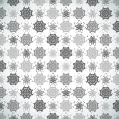 Abstract elegant shapes on gray background