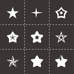 Vector stars icon set