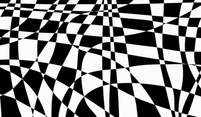 Black and white abstract irregular  background