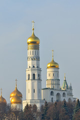 Fototapeta na wymiar Московский Кремль, колокольня Ивана Великого
