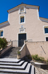Fototapeta na wymiar Mother Church of Morano Calabro. Calabria. Italy.