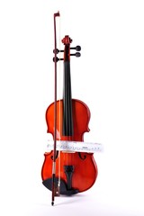 Violin with notes