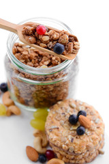 Granola close-up
