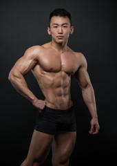 Fototapeta na wymiar korean athlete