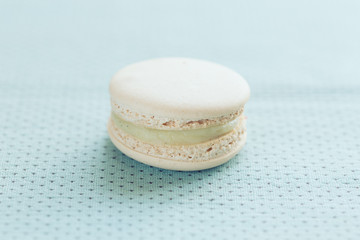 colorful macaron sweet tasty dessert