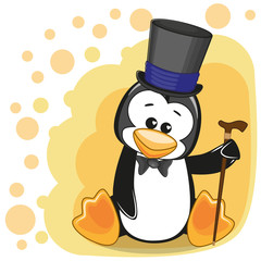 Penguin in hat