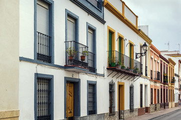 Fototapeta na wymiar street in Romda, Spain