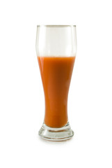 Isolated image of a tomato juice