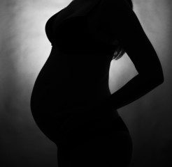 Pregnant silhouette - 73830047