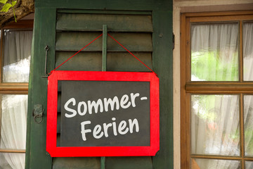 Obraz premium Sommerferien