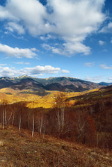 Autumn late afternoon in Ukraine