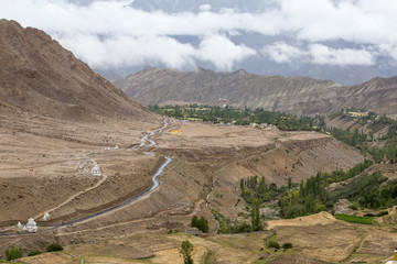 View from Likir monastery, Ladakh, India