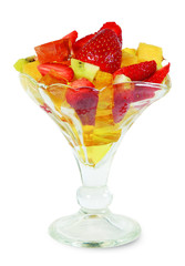 Fruit mix and gelatin