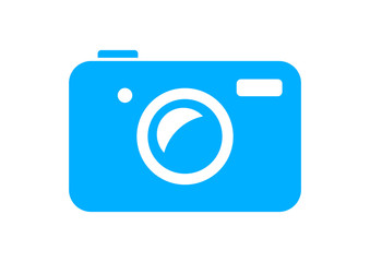 Camera icon on white background