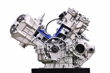 バイクエンジンのカットモデル