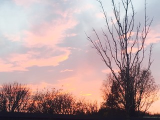 Obraz premium red sky