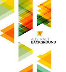 Triangle geometric concept