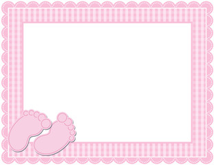 Baby Gingham Frame