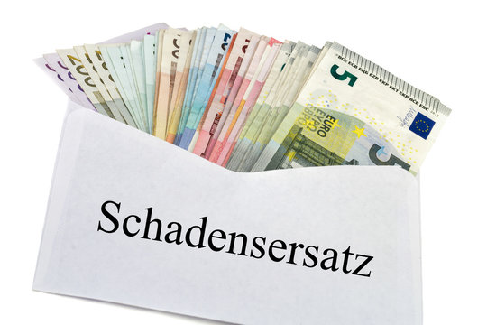 Geldscheine im Briefumschlag - Schadensersatz