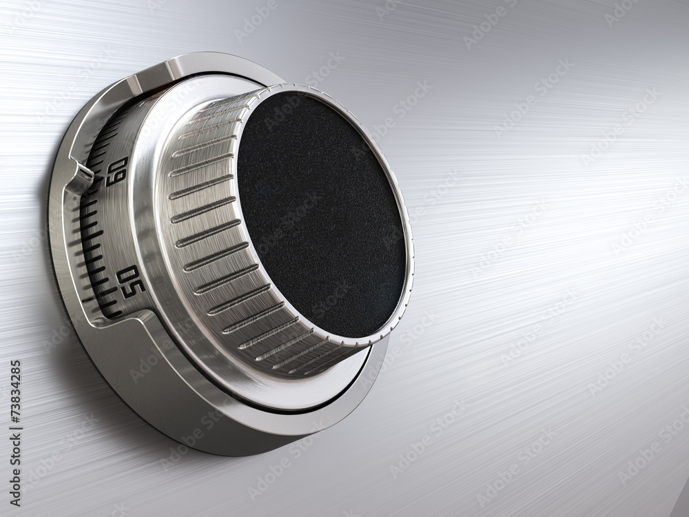 Poster combination safe dial lock. concept of banking. closeup backgro