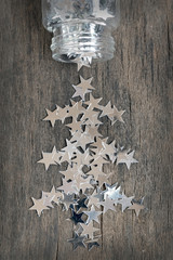 silver stars for christmas
