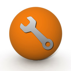 tools circular icon on white background