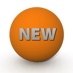 New circular icon on white background