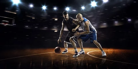 Fototapeten Two basketball players in action © 103tnn
