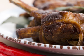 Barbecued Pork Baby Back Ribs