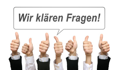 Wir klären Fragen!