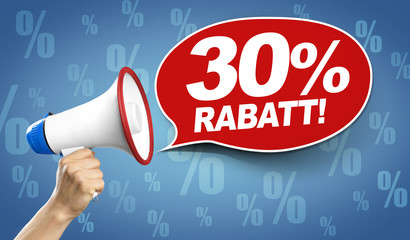 30% Rabatt