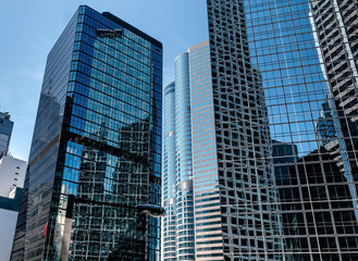 Obraz premium Office building on blue sky