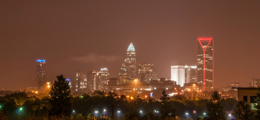 charlotte north carolina city skyline