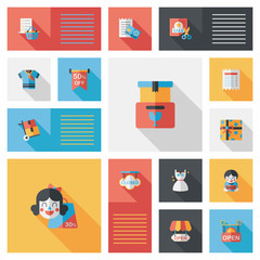 shopping flat app ui background,eps10