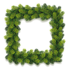 Detailed Christmas Wreath Card