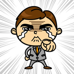 SD劇画風　男性