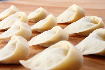 Fototapeta na wymiar hand made dumplings