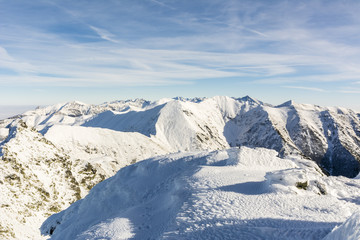 Winter in the mountains