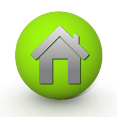 home circular icon on white background