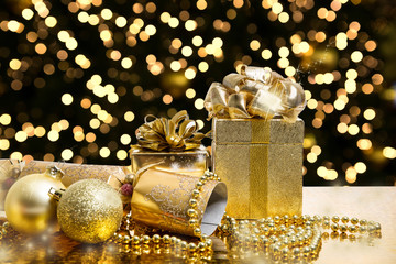 christmas gold stars