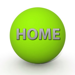 home circular icon on white background