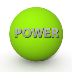 power circular icon on white background