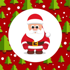SantaClausPatternChristmasVector
